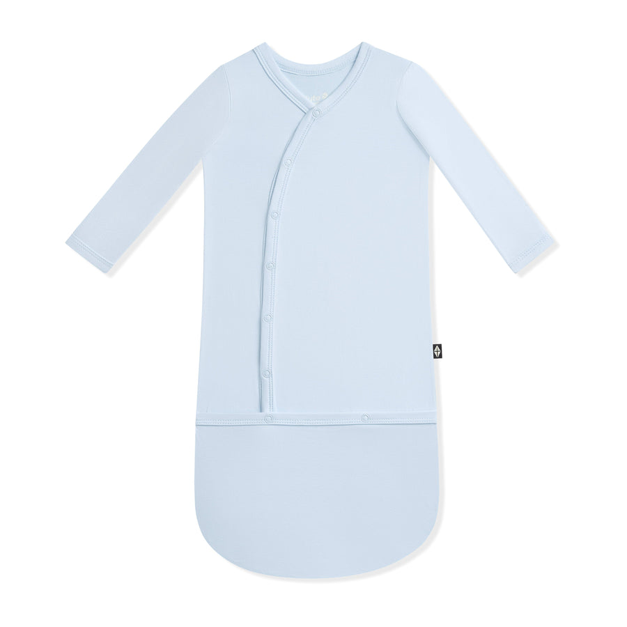 Easy Change Newborn Gown in Breeze — Breeze — product view
