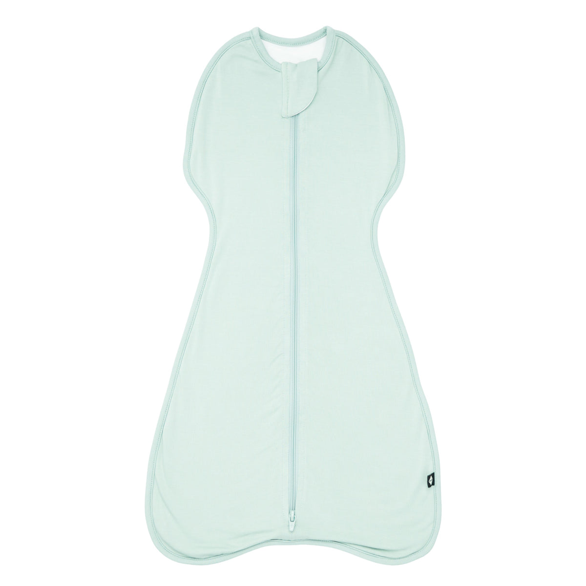 First Nights Zip Swaddle in Sage — Sage — product view