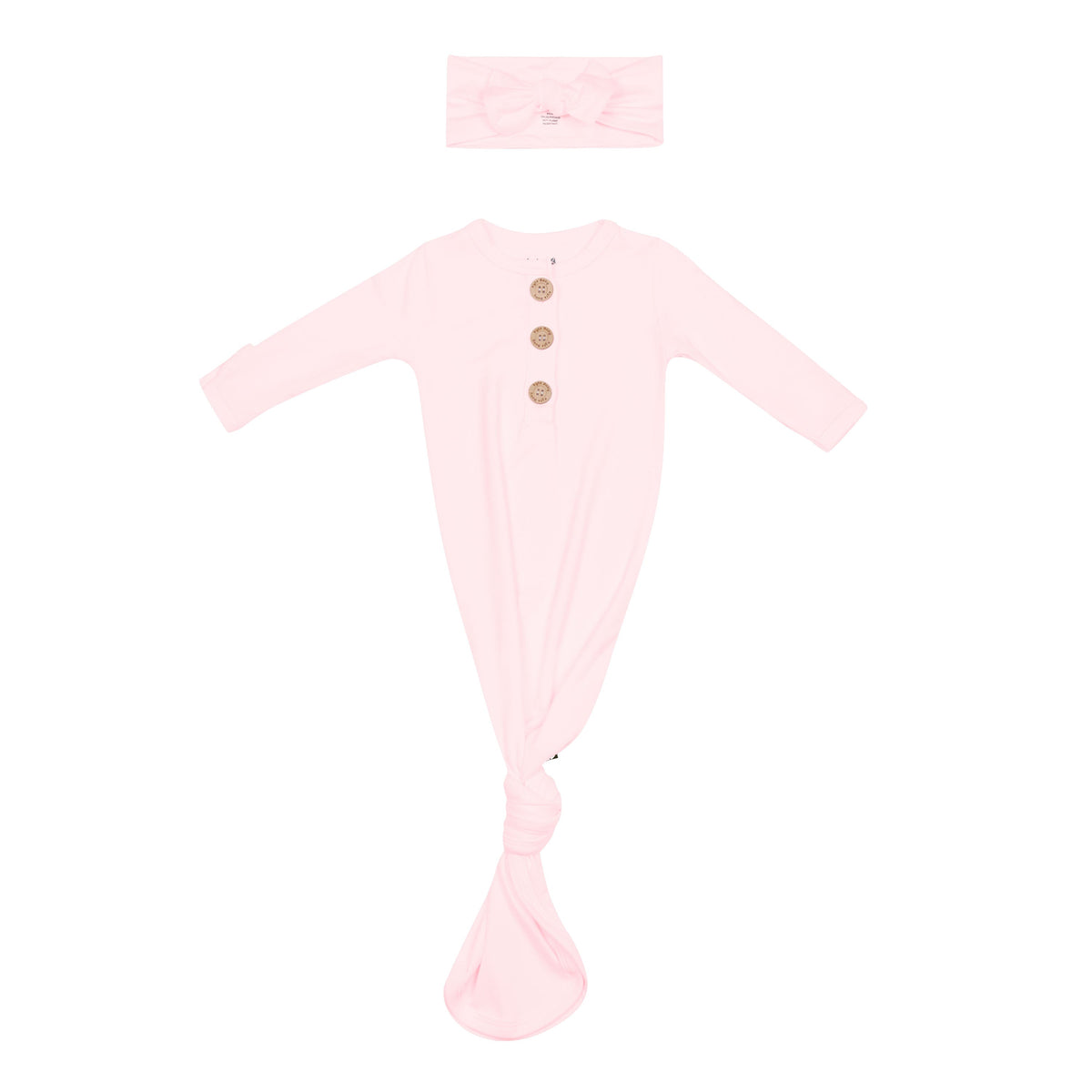First Photos Knotted Gown and Bow — Sakura — product view