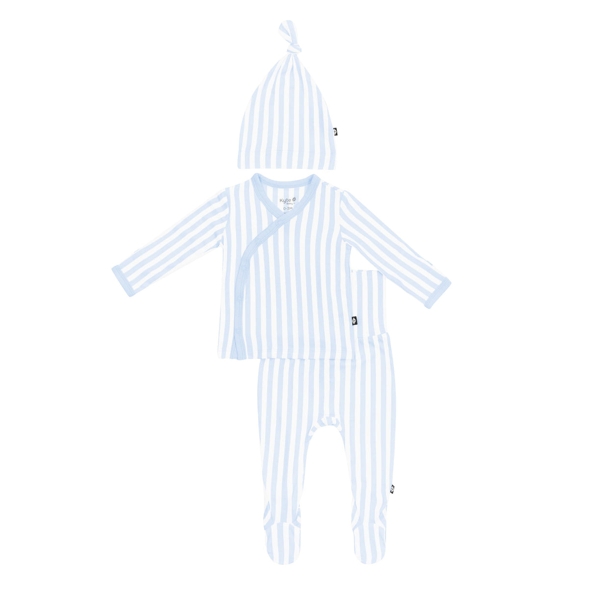 Welcome Home Three-Piece Set — Small Mist Stripe — product view