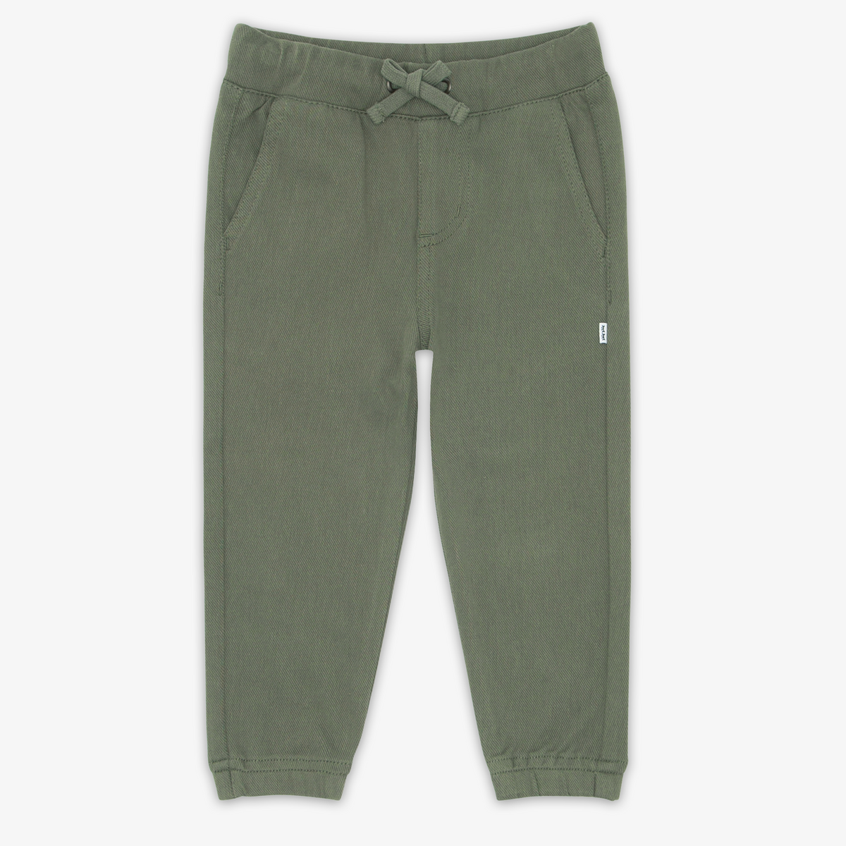 Everyday Denim Jogger — Olive — product view