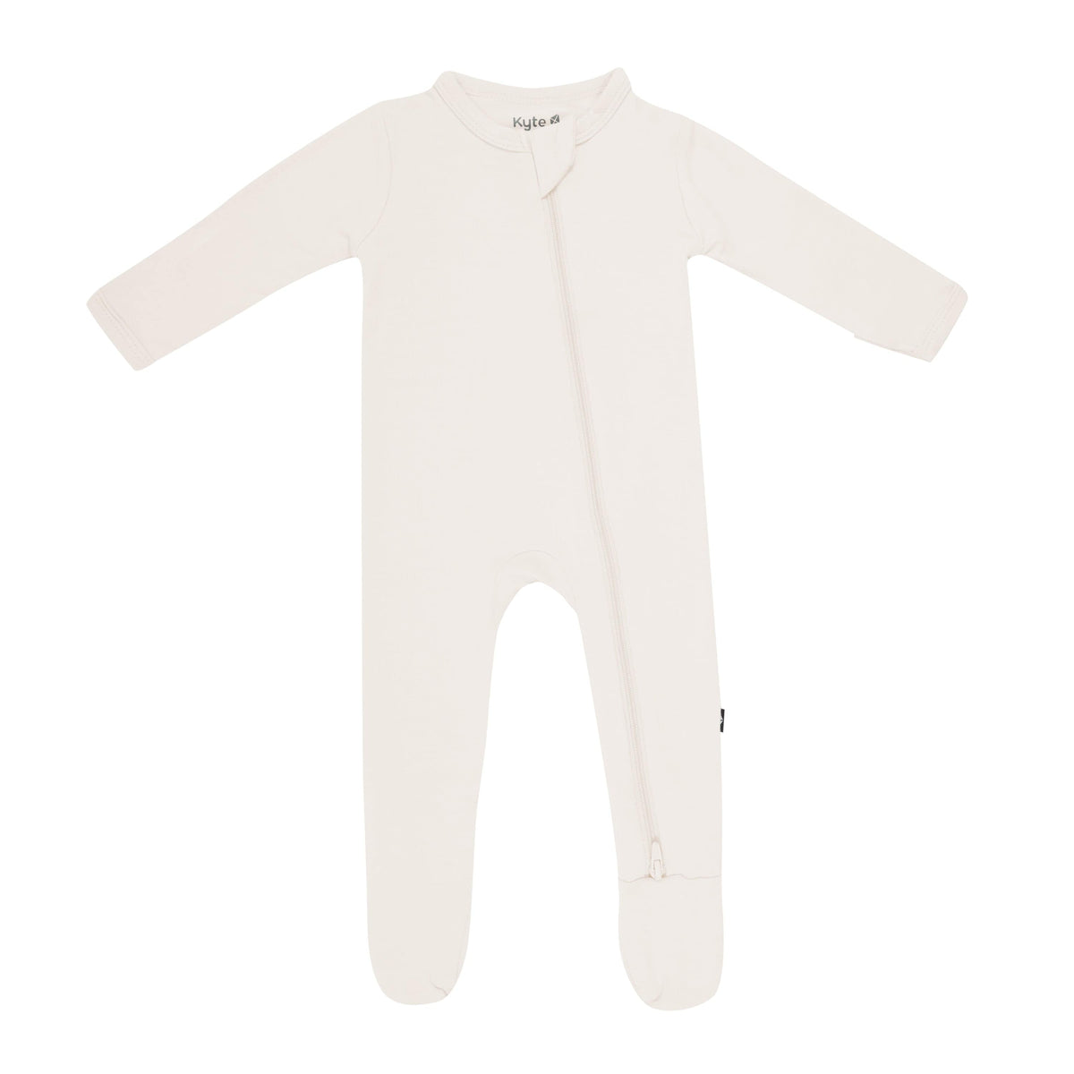 Zippered Footie in Oat