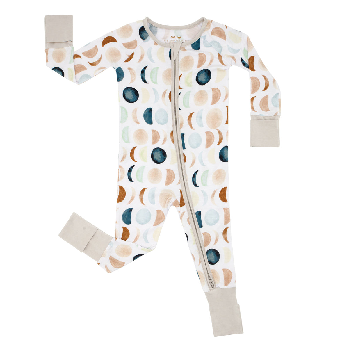 Luna Neutral Zip Sleepsuit