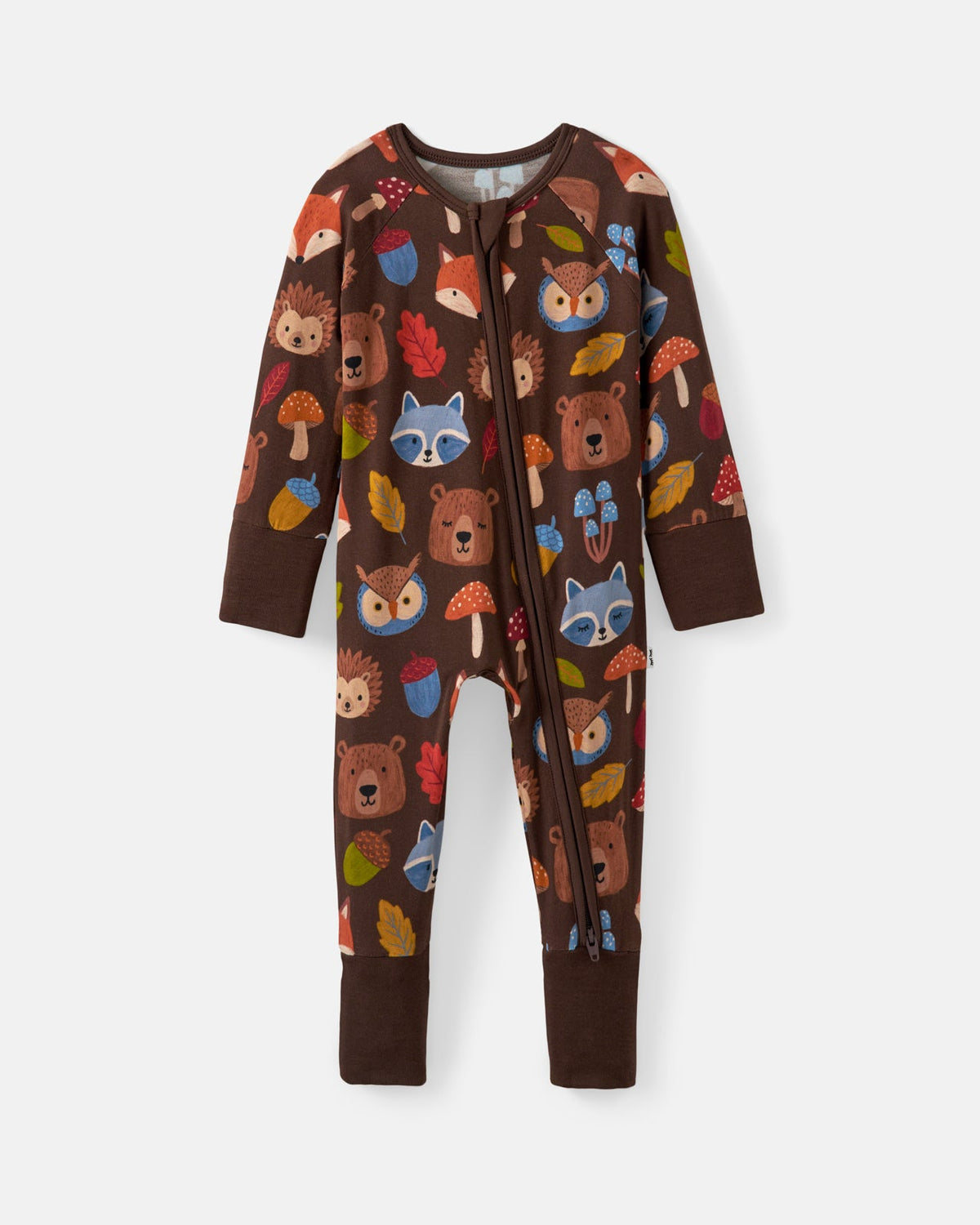 Forest Crew Zip Sleepsuit — product view 2