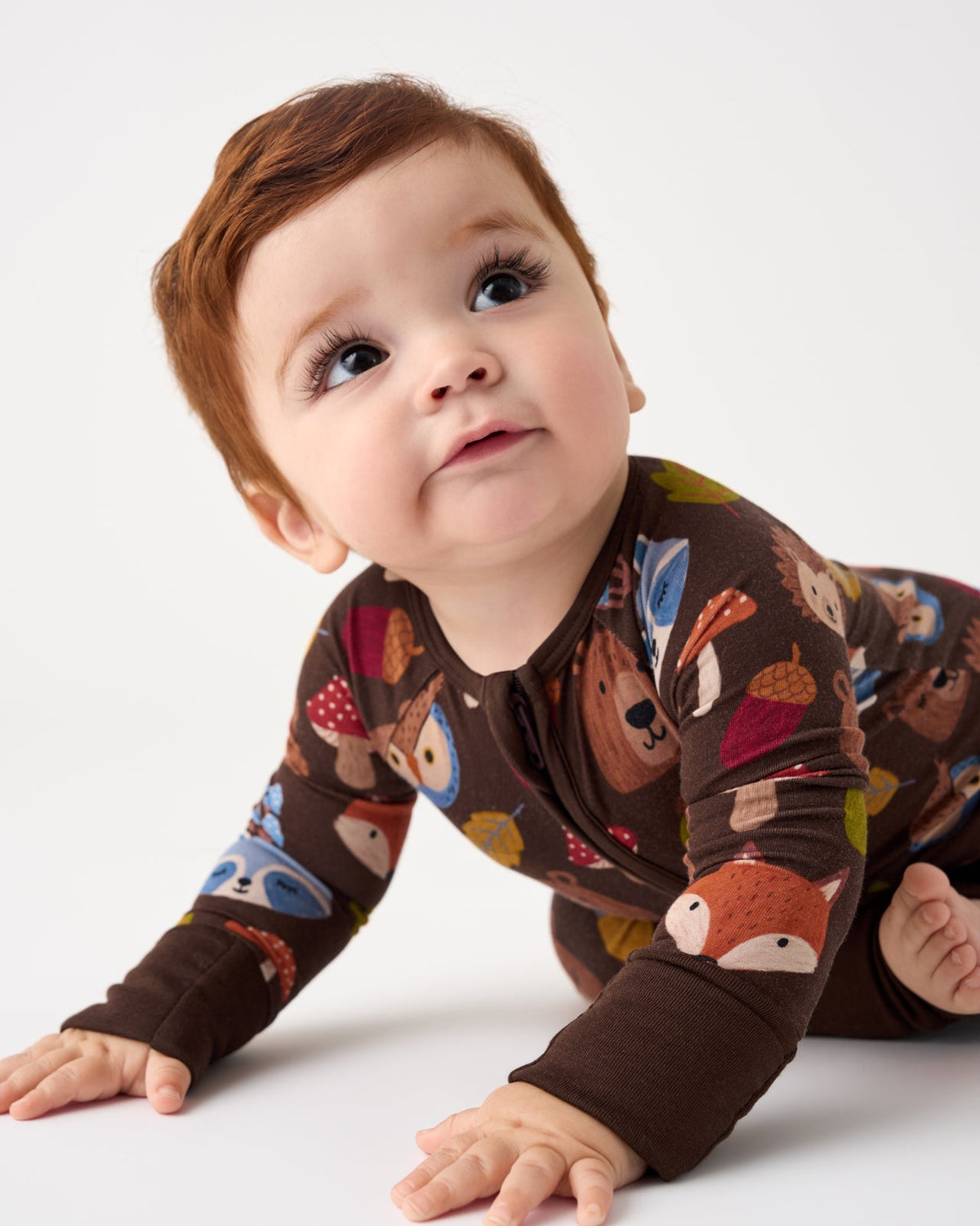 Forest Crew Zip Sleepsuit — product view 4