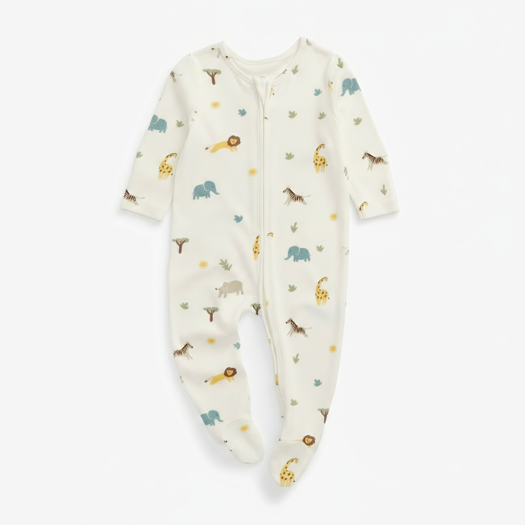 Safari Zip Sleepsuit — product view 2