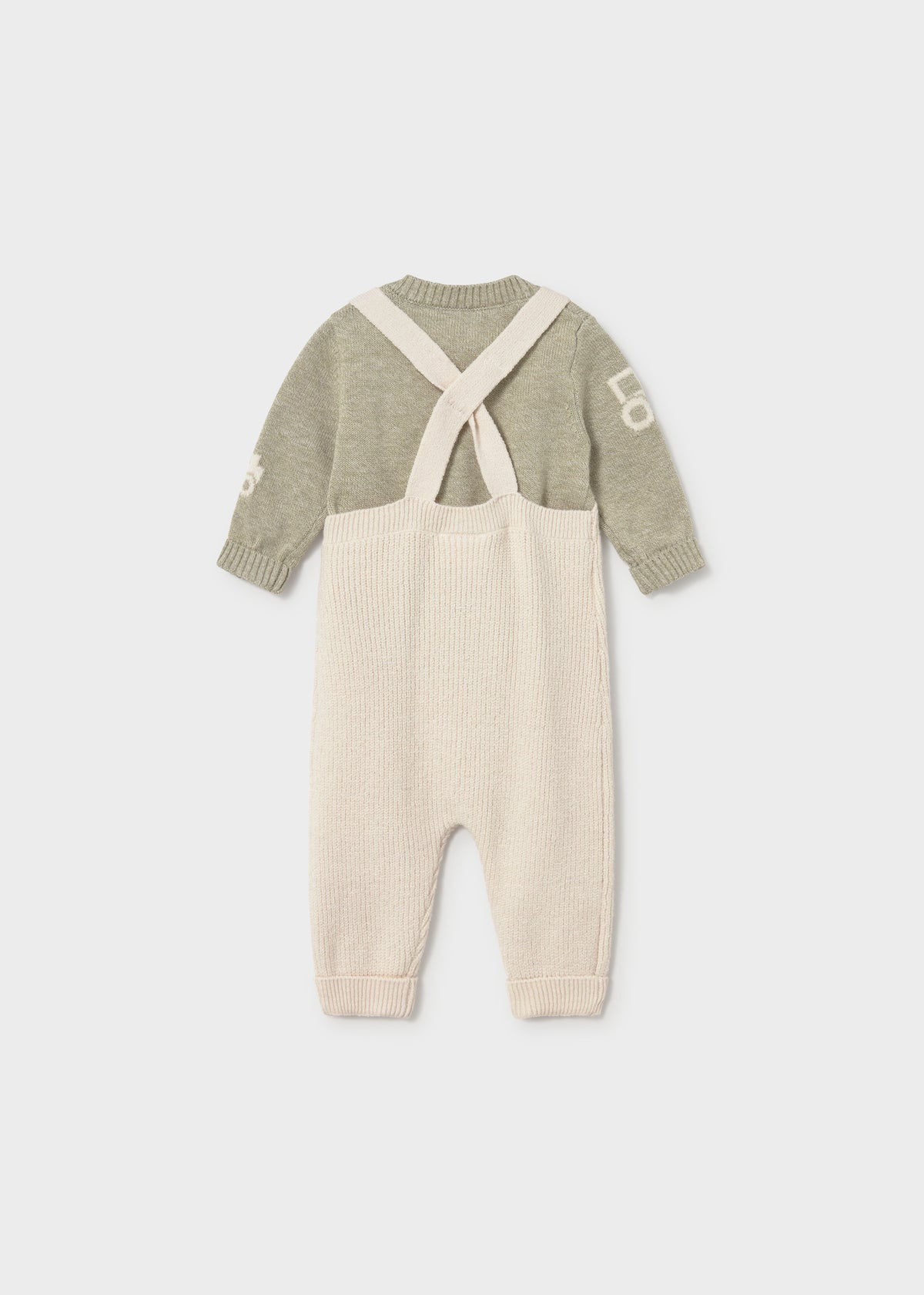 Elio Dungaree and Sweater Set