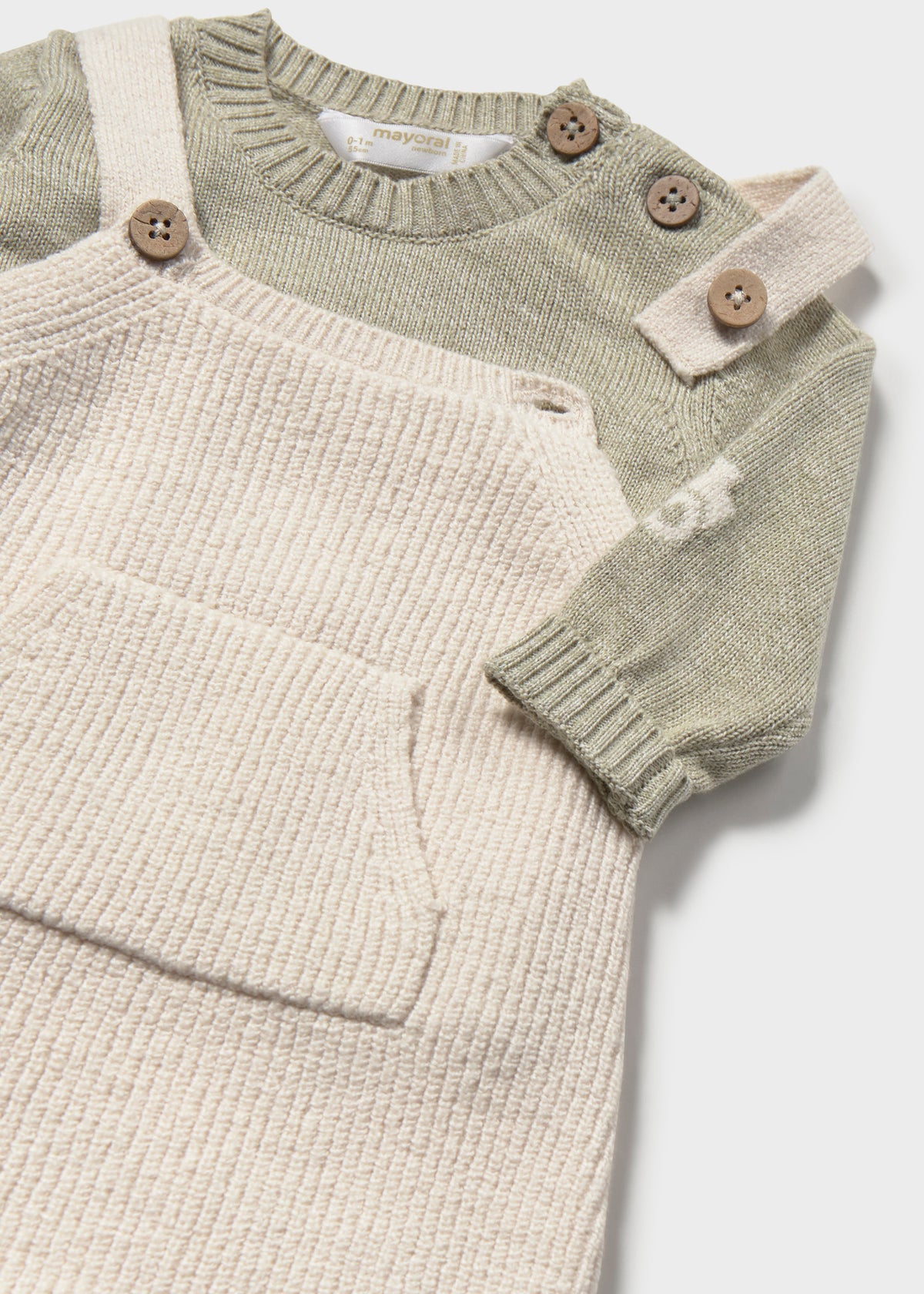 Elio Dungaree and Sweater Set