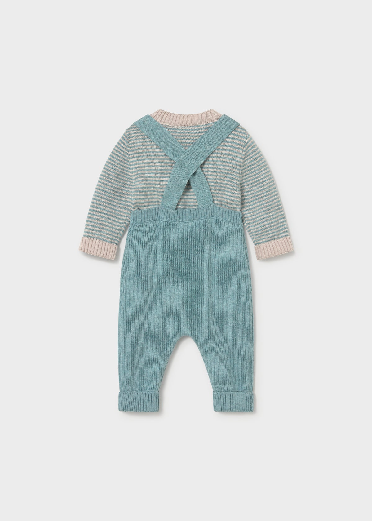 Elio Dungaree and Sweater Set