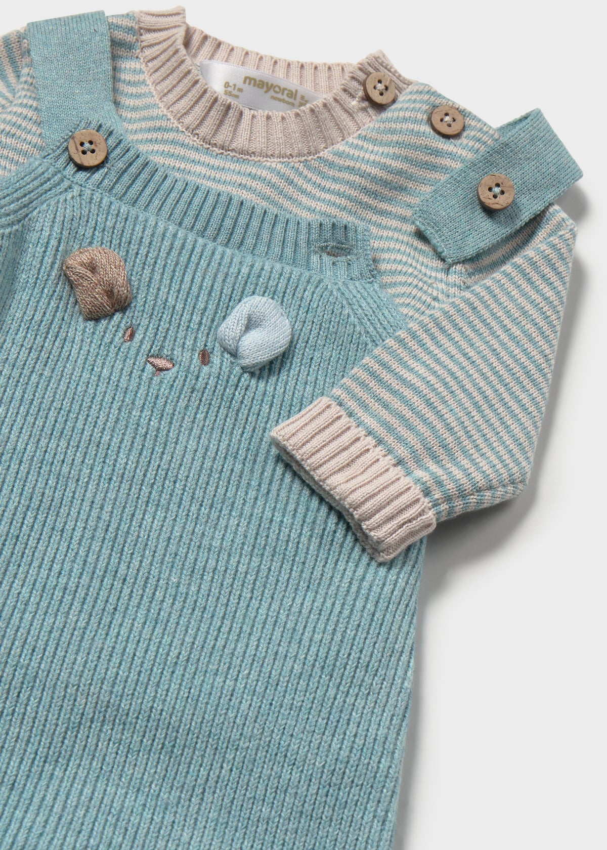 Elio Dungaree and Sweater Set