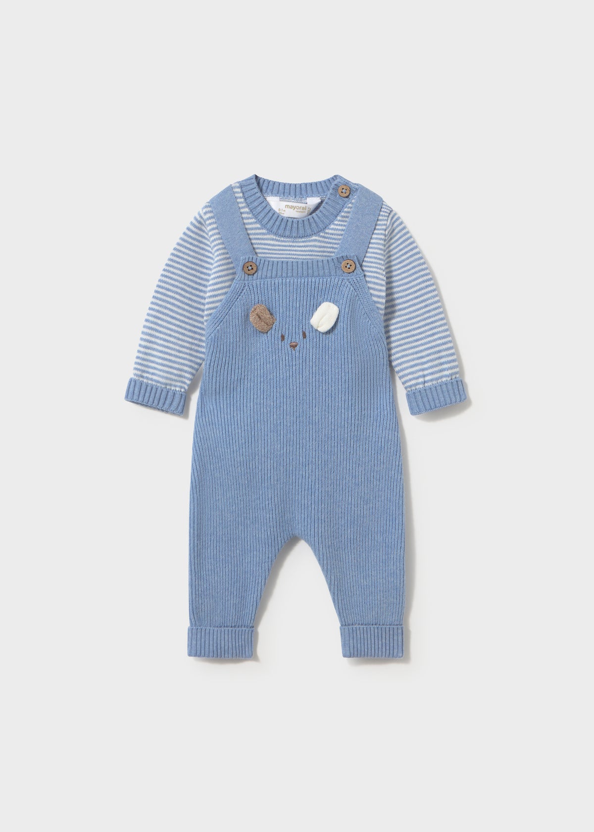 Elio Dungaree and Sweater Set